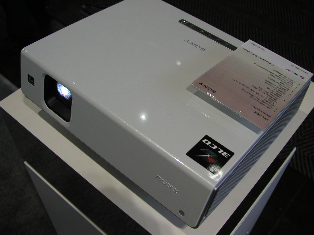 PDF/Print Version: Sony VPL CX86 Projector